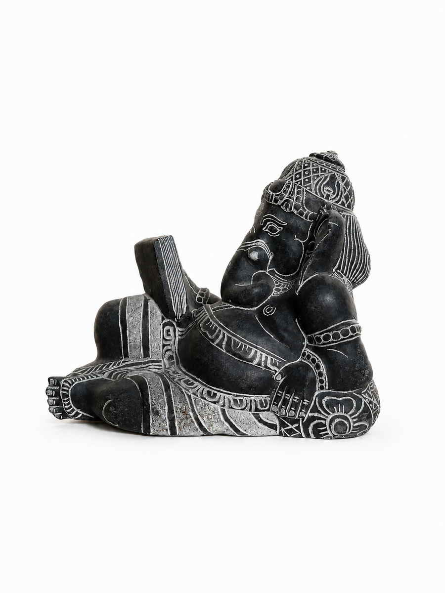 1 ft Pustaka Ganesha Statue