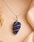 Lapis Lazuli Raw Rough Pendant