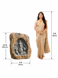 3.3 ft Ganesha Boulder Sculpture