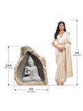 3.6 ft Meditating Buddha Boulder Sculpture