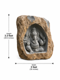 3.3 ft Ganesha Boulder Sculpture