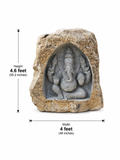 4.6 ft Ganesha Boulder Sculpture