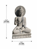 3.6 ft Meditating Buddha Statue