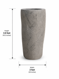 3.6 ft Ornamental Temple Stone Pillars – Pair