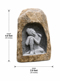 4.6 ft Resting Buddha Natural Boulder Sculpture