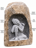 4.6 ft Resting Buddha Natural Boulder Sculpture