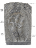 3.3 ft Krishna Beneath the Sacred Tree Relief