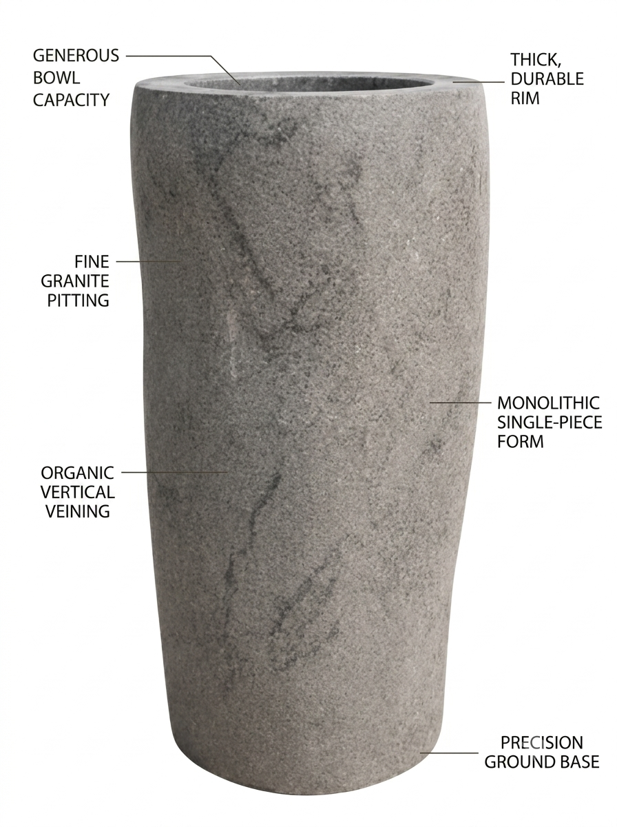 3.6 ft Ornamental Temple Stone Pillars – Pair