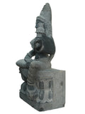 Sri Mahalakshmi Black Stone Statue