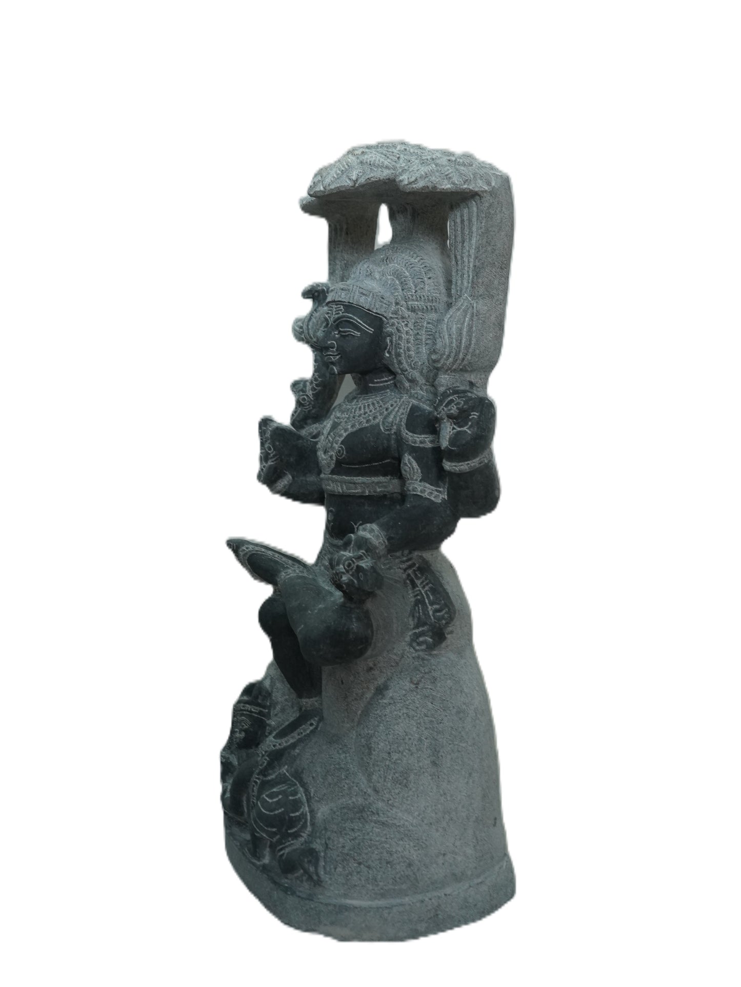 Sri Dakshinamurthy Black Stone Statue