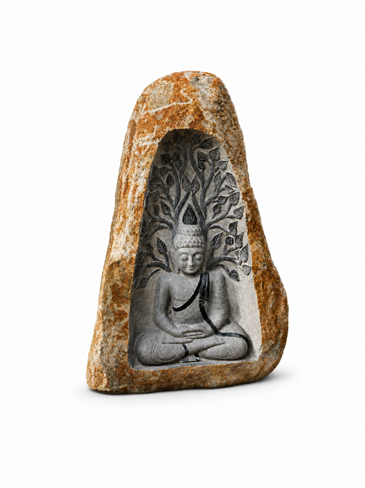 5.6 ft Buddha Beneath the Bodhi Tree Statue