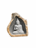 4.6 ft Blessing Buddha Boulder Sculpture